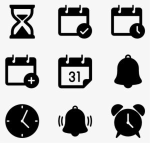 Time & Calendar 45 Icons - Free Icon For Presentation