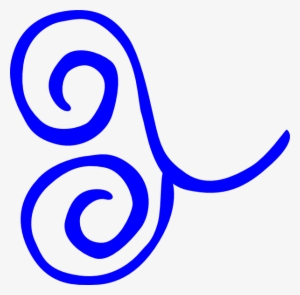 Blue Swirl Svg Clip Arts 600 X 590 Px