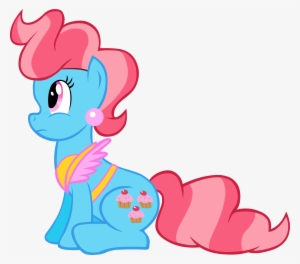 Mrs Cake Vector Sitting ) - My Little Pony Mrs Cupcake