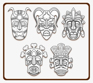 Tribal Masks, Ing Book, Sheet, Intelligentsia - Mask