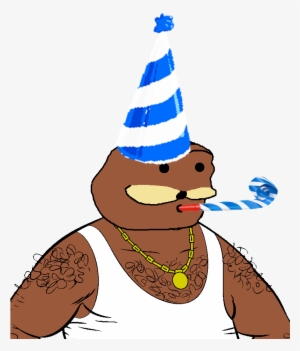 100kib, 800x982, Birthday Spurdo - Portable Network Graphics