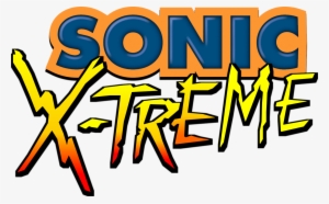 Seria O Primeiro Jogo Do Sonic Em 3d, Seria Lançado - Sonic X Treme Logo