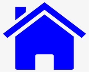 Blue Small House Svg Clip Arts 600 X 491 Px