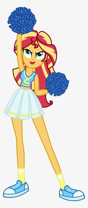 Cheerleader Clipart Cheerleading Base - My Little Pony Equestria Girls Legend Of Everfree Sunset