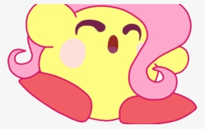 Blushing, Blush Sticker, Cute, Fluttershy, Happy, Hug, - Cute Kirby Transparent