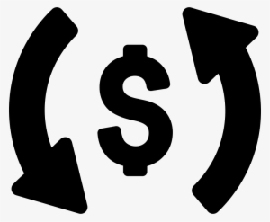 Dollar Sign With Spinning Arrows Comments - Dollar Arrow Icon