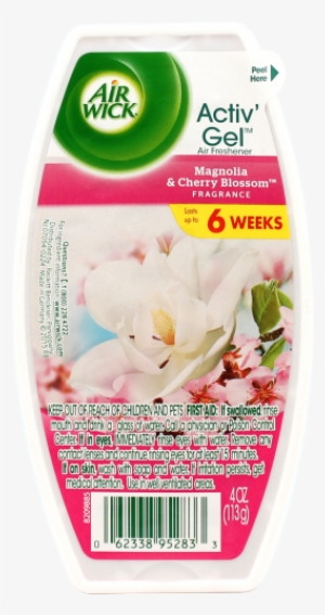 Airwick Gel Air Freshener Cherry Blossom 118ml - Air Wick Activ' Gel Air Freshener - Magnolia