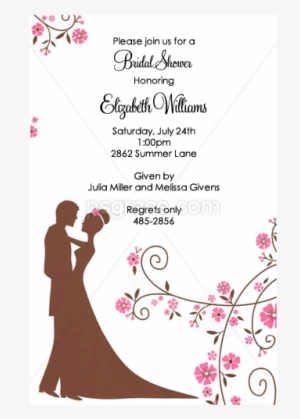 Bridal Shower Invitations Cherry Blossom