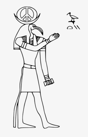 2013 April 07 Peacesymbol 189387 Egypt Flag Coloring - Thoth Drawing