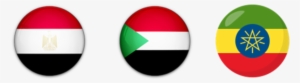 Egypt And Sudan Depend On The Nile River For Their - Green Yellow Red Flag