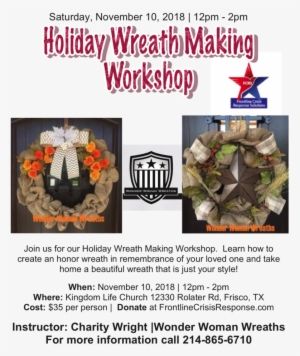 Holiday Wreath Making Workshop - Wreath