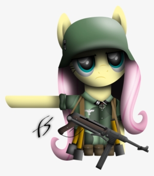 Your Jurisdiction/age May Mean Viewing This Content - My Little Pony Fluttershy Soldier