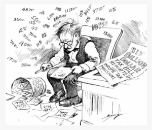 Tax Cartoon, C - Tax
