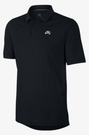 Nike Sb Pique Polo - High Resolution Black T Shirt