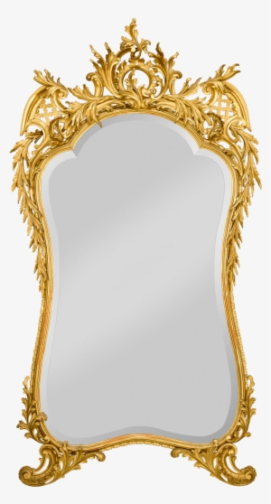Louis Xv-style Gold Leaf Mirror - Mirror