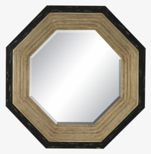 Gold/black Octagon Mirror - Paragon Octagon Mirror