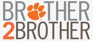 Brother 2 Brother - Ncaa Removable Laptop Sticker, Clemson Tigers