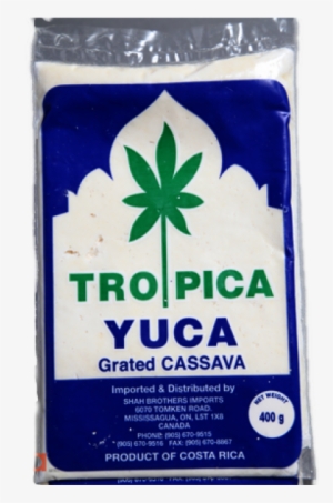 tropica yuca - grated cassava - packaging and labeling