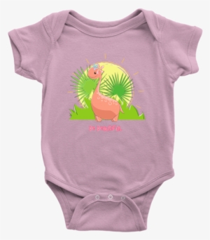 A Cute Dinosaur Baby Onesie For Your Little Girl - No Kissing Baby Onesie