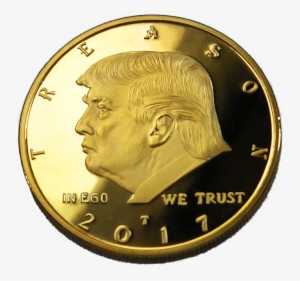 Not President Original Gold Plated Genuine Anti Trump - Donald Trump Gold Coin Funny