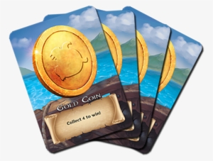 The First Player With 4 Gold Coins In Hand Wins Immediately - Surfing