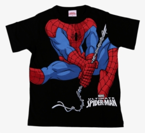 Camiseta Preta Estampa Homem Aranha - "ultimate Spider-man" (2011)