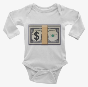 Emoji Baby Long Sleeve One Piece - Love My Godmother Baby Clothes