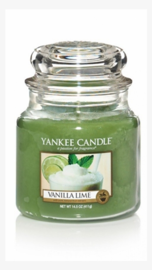 Yankee Candle Classic Small Jar Vanilla Lime Candle - Yankee Candle Vanilla Lime Medium Classic Candle Jar