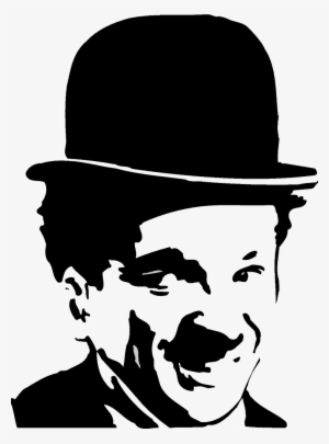 Charlie Chaplin Png Image - Charlie Chaplin Stencil Art