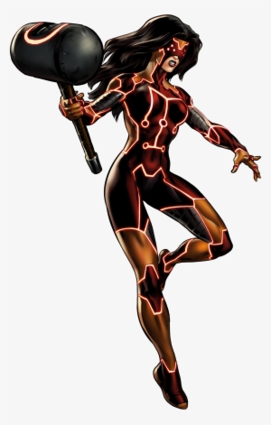 Spider Woman Png Clipart - Black Widow Marvel Ultimate Spider Woman