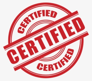 Certified Png - Export Quality Logo Png