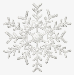 Silver Snowflake - White Snowflake Png Transparent