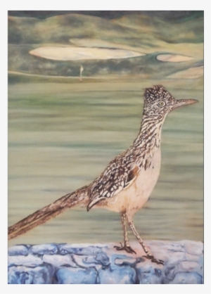 Roadrunner On Golf Course - Painting