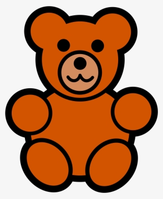 Teddy Bear Clip Art Christmas Toy Line Art - Small Teddy Bear Clip Art