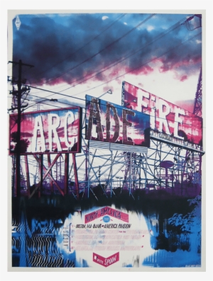 Us Summer 2010 Tour - Arcade Fire Poster