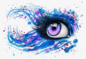 Clip Art Painting Abstract Art Drawing Eye In My - Drawing Of A Colorful Eye