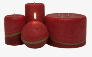 Pomegranate Ginger Pillar Candles - Candle