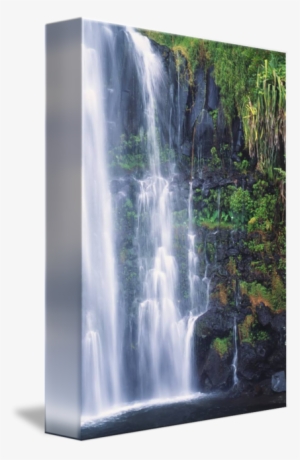 Banner Drawing Nature Waterfall - Great Big Canvas Ron Dahlquist Premium Thick-wrap Canvas