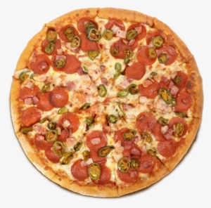 1 - Pizza From Top Png