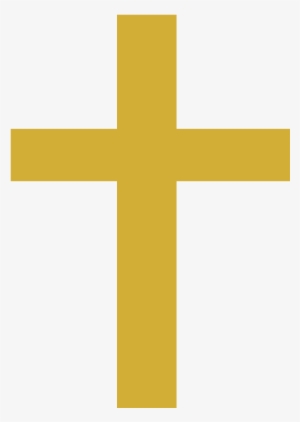 Gold Cross - Christian Cross Clear Background