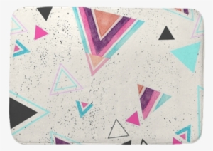 Abstract Watercolor Triangle Seamless Pattern - Pattern Line Pastel