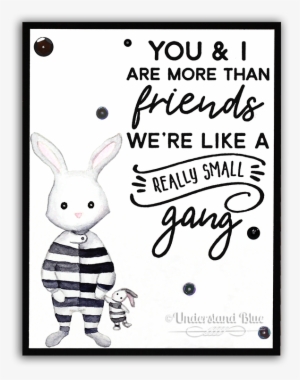 Chain Gang No-line Watercolor Bunny By Understand Blue - Cartoon