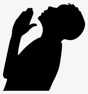 This Free Icons Png Design Of Praying Boy Silhouette
