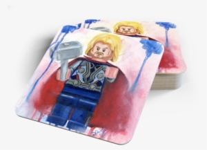 Thor Coasters - Watercolor Paint