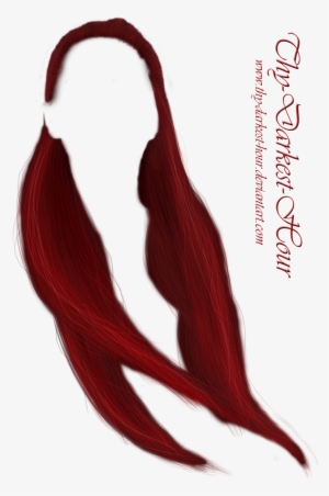 Red Hair - Mermaid Hair Png Transparent