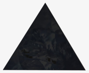 Obsidian Equilateral Triangle - Black Equilateral Triangle Png