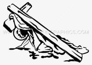 Jesus Carrying The Cross - Jesus Carrying The Cross Png