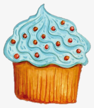 Water Color Cupcakes Png
