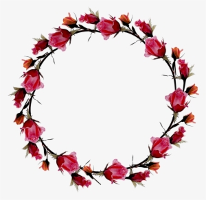 Royalty Free Download Poemas Pinterest Flower Garlands - Bingkai Bunga Pink Png
