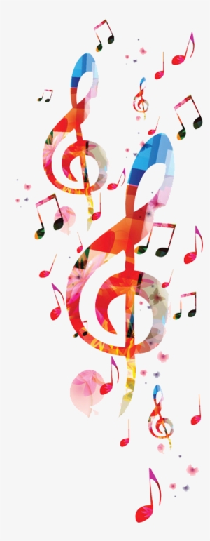 Musical Elements Note Black And White - Music Notes Background Png